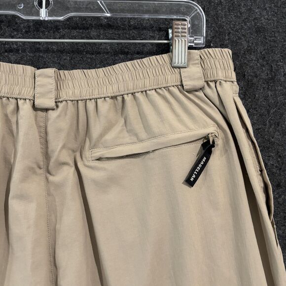 Magellan Sportswear Convertible Pants Men's Large Khaki Zip Off Fishing Hiking - Picture 4 of 12